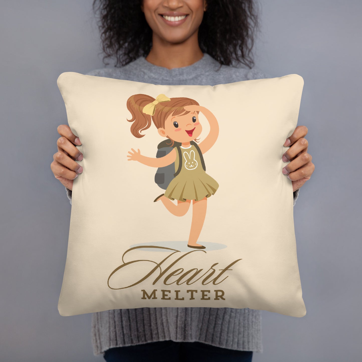 GIRL heart melter PILLOW