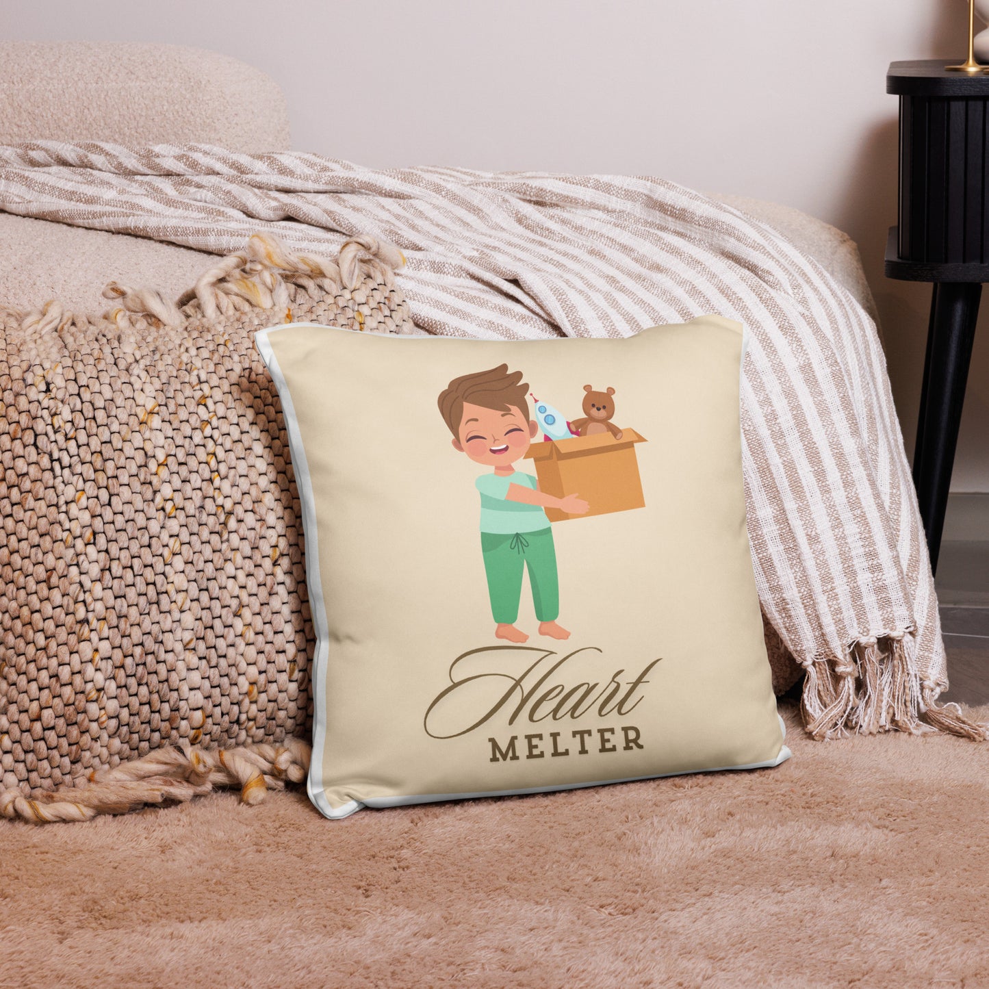 BOY Heart melter PILLOW