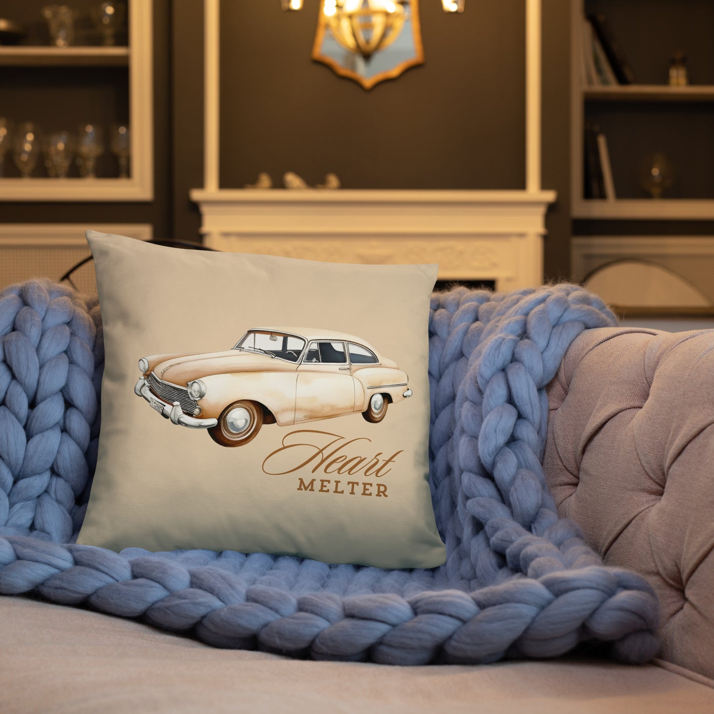 CAR heart melter PILLOW