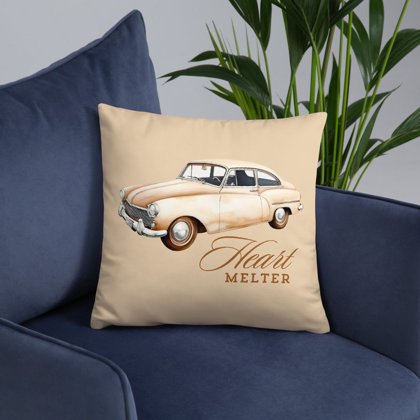 CAR heart melter PILLOW