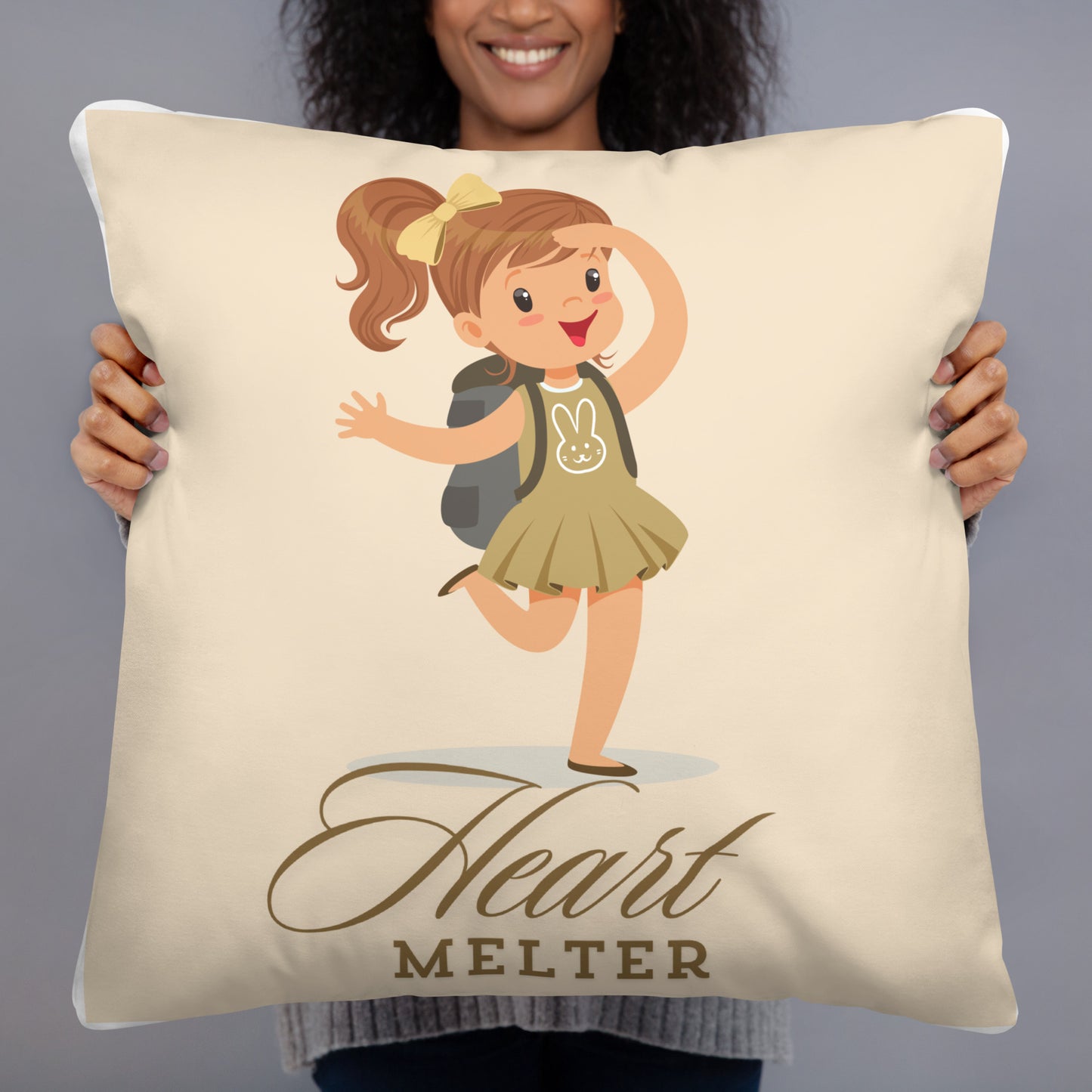 GIRL heart melter PILLOW