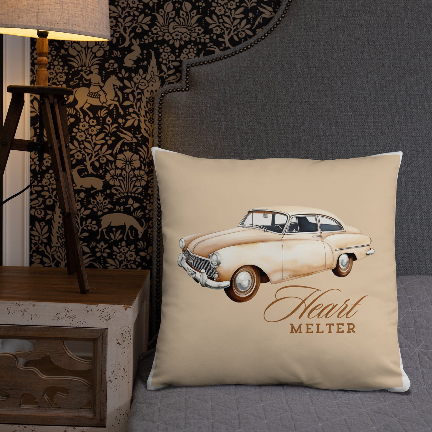 CAR heart melter PILLOW