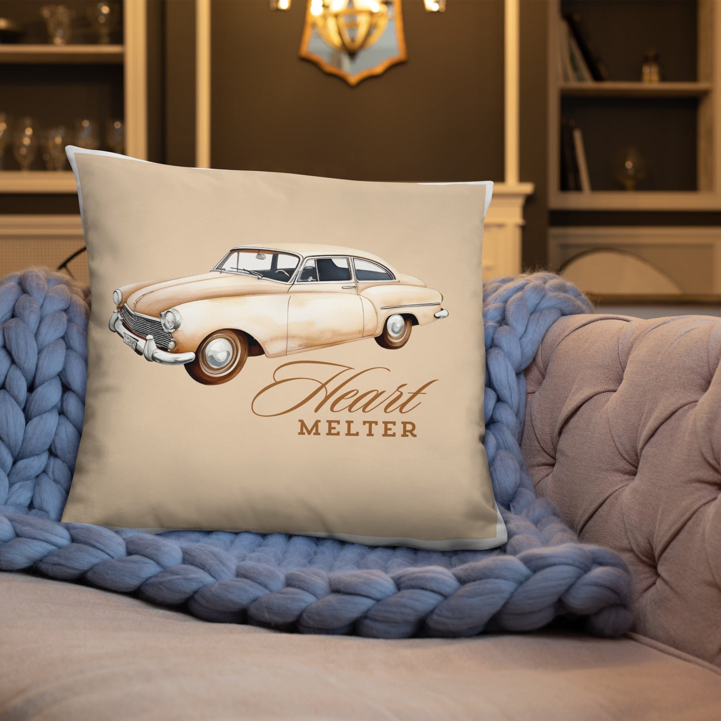 CAR heart melter PILLOW