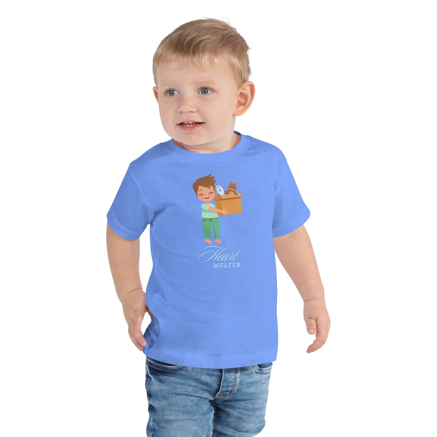 Toddler boy heart melter - DTG printing